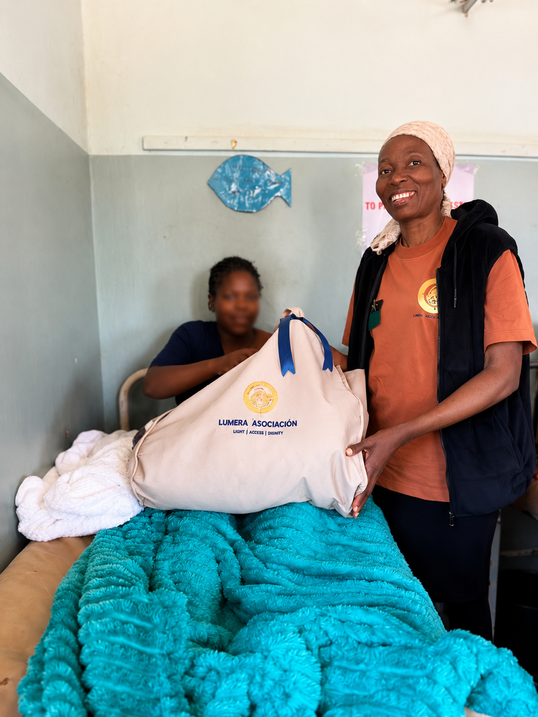A Grace Mother and Baby Care Kit during the delivery